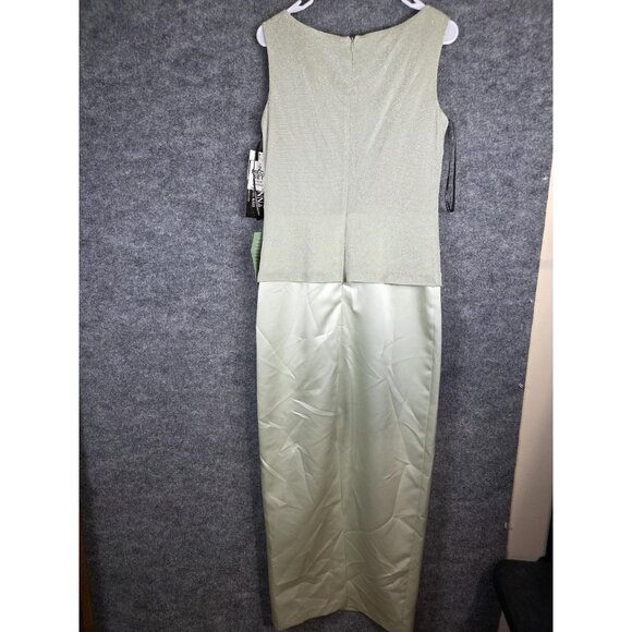 Arianna Rachel Kaye Dress Womens 8 2 Piece Set Maxi Floral Embroidered Made USA - Picture 7 of 9